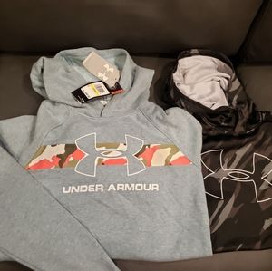 2 UA boys hoodies